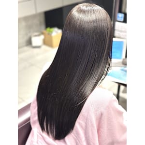 『初回』髪質改善カラー　艶髪　【ちくば。】
