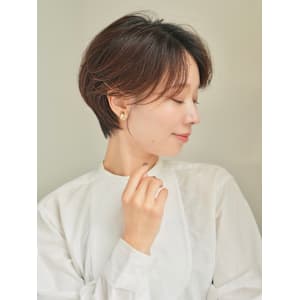 ショート・ボブ/丸顔/前髪あり/絶壁解消/40代/50代/ - INCEPTION  GINZA 銀座【インセプション】掲載中