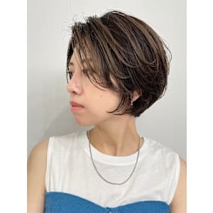 ショート・ボブ/丸顔/前髪あり/絶壁解消/40代/50代/ - INCEPTION  GINZA 銀座【インセプション】掲載中