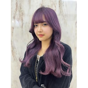 黒髪カタログ/クラゲヘアー/オリーブグレー/ココアベージュ