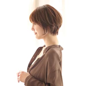 大人可愛い/丸みショート/ショートヘア