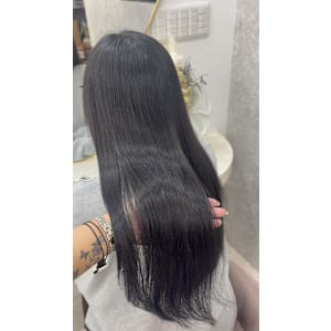 黒髪カタログ/クラゲヘアー/オリーブグレー/ココアベージュ