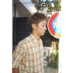 スパイキーショート／ベージュ／平塚美容室 - Muse by KENJE【ミューズバイケンジ】掲載中