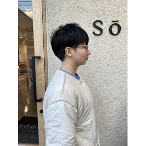 マッシュショート - 半個室型美容室 Sourire 姪浜店【ハンコシツガタビヨウシツスーリールメイノハマテン】掲載中