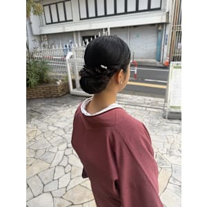 品格あふれる和装シニヨン - HAIR & MAKE EARTH 高田馬場店【ヘアメイクアース タカダノババテン】掲載中