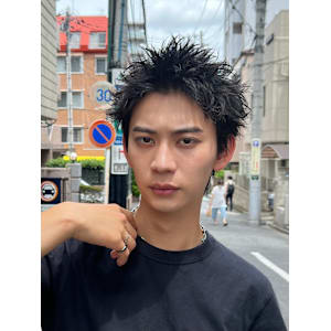 メンズスパイキーショート - メンズサロンPORT浦和 ツイストスパイラル/波巻き/ブリーチ【メンズサロン ポート ウラワ】掲載中