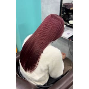 ブリーチカラー×ピンクカラー