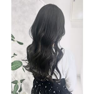 Nanaka/地毛風カラー/ブルーブラック