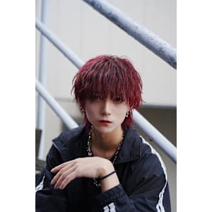 ウルフカット/マッシュウルフ/メンズウルフ/スパイラルパーマ