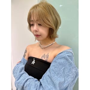 アサミ＊【新潟/万代】ハイトーンボブ