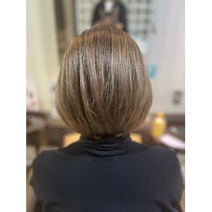 イルミナカラーで白髪ぼかしカラー