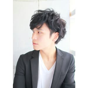 黒髪束感スタイル