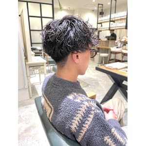 メンズパーマ/20代30代/大橋