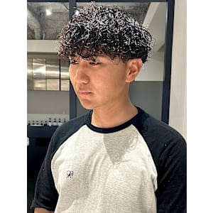 波巻きプードルパーマ