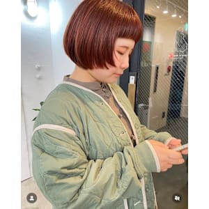 ボブ　ショート　オレンジ　マッシュ - ease et motion【イース エ モーション】掲載中