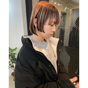 ボブ　ショート　マッシュ　オレンジ - ease et motion【イース エ モーション】掲載中