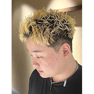 Matsui＿金髪スパイキーショート