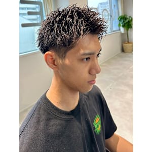 スパイキーショート/メンズショート/短髪/刈り上げ/ツーブロ