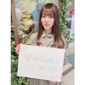 髪に自信がもてました！！お客様のお声☆