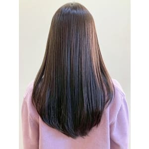 レイヤーカット 髪質改善 艶髪 黒髪 顔周りカット 20代