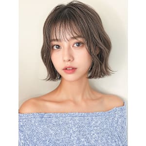 細めハイライト外ハネ小顔エアリーボブパーマp1　ミニマルボブ - COVER HAIR & SPA bliss【カバーヘア アンド スパ ブリス】浦和/浦和西口店【カバー ヘア アンド スパ ブリス ウラワ ウラワニシグチテン】掲載中