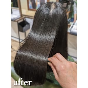 【ダメージレス縮毛矯正】 ［髪質整形］美髪ストレート