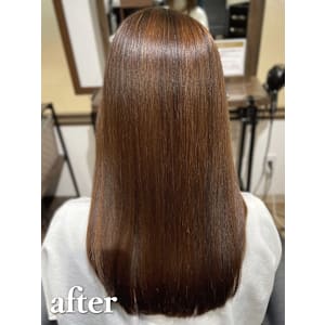 【ダメージレス縮毛矯正】 ［髪質整形］美髪ストレート