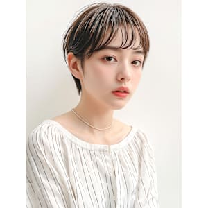 シールスルー前髪耳かけ小顔こなれショートp1　ショートレイヤ - COVER HAIR bliss 【カバー ヘア ブリス】川口/ららテラス川口東口駅前店【カバー ヘア ブリス カワグチララテラスカワグチヒガシグチエキマエテン】掲載中