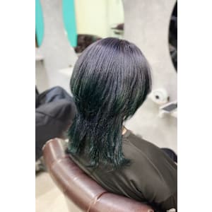 シルバー×グリーン×ブリーチ×特殊カラー - GLADGE池袋/ダブルカラー/ブリーチ【グラッジイケブクロダブルカラーブリーチ】掲載中