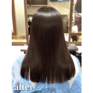 【ダメージレス縮毛矯正】 ［髪質整形］美髪ストレート
