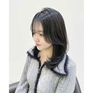 ＊ミディアムレイヤー/aespaカリナ風