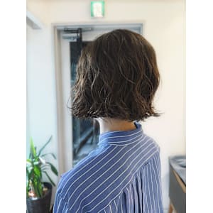 ぱつっとくしゅっとボブパーマ - marju銀座【マージュギンザ】掲載中