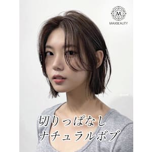 切りっぱなしナチュラルボブ☆銀座/東京駅