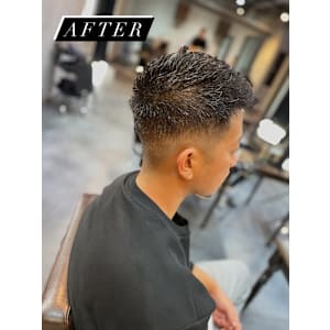 Men's short hair