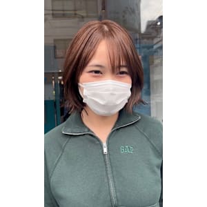 髪質改善ストレートボブ