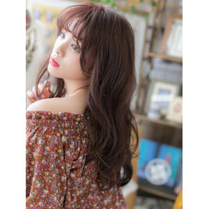 ピンクラベンダー外国人風小顔ウェーブパーマ　ボルドーカラー - COVER HAIR bliss【カバーヘア ブリス】上尾/上尾西口店【カバーヘアブリス アゲオ アゲオニシグチテン】掲載中