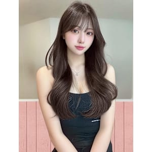 韓国風レイヤーカット◎艶カラーくびれヘア小顔20代