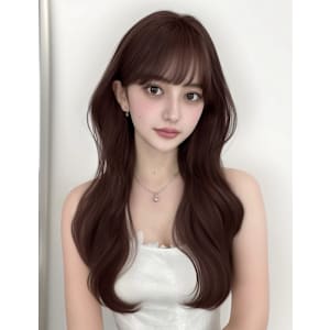 ココアブラウン◎韓国風くびれ巻き小顔ヘア - Euphoria 新宿店【ユーフォリア シンジュクテン】【ユーフォリア　シンジュクテン】掲載中