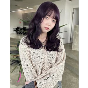 ハイトーンカラー10代20代インナーカラーストレート