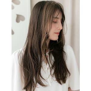 ミストバングフェイスフレーミングレイヤーロング20代30代 - COVER HAIR bliss【カバーヘア ブリス】大宮/大宮西口店【カバー ヘア ブリス オオミヤ オオミヤニシグチテン】掲載中