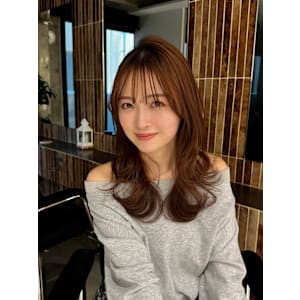 ココアベージュ/小顔に見せるヘア/黒髪カタログ/オリーブグレ - Farbe【ファルベ】掲載中