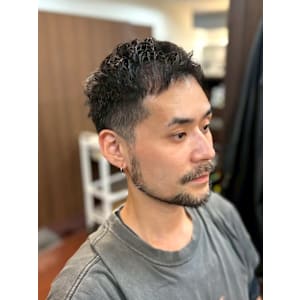 メンズパーマ/ツーブロック/メンズカット/ピンパーマ