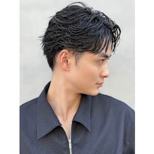 フェザーパーマ/ジェントルショート/センターパート