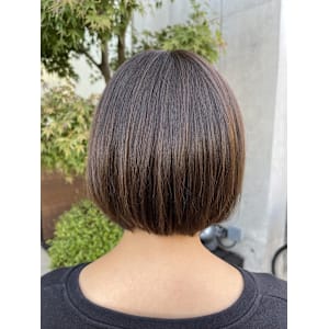 ◯襟足スッキリ！秋冬映えミニボブ◯