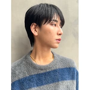 ナチュラルショート/マッシュ/シースルー/刈り上げなし