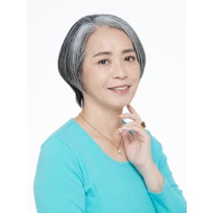 50代60代の方に◎ヘアセットが簡単 ひし形ボブ