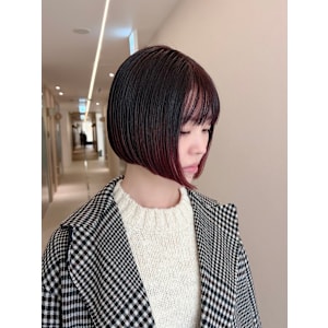 髪質改善/重め前髪/大人ボブ/小顔ヘア/前下がりボブ/艶感 - BLUET【ブルーエ】掲載中