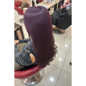 ダブルカラー×スモーキーパープル