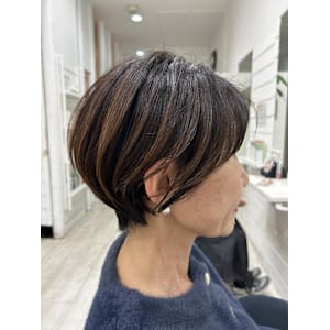 terrace岩政/マッシュショート/30代40代/姪浜 - terrace hair & botanical【テラス ヘア アンド ボタニカル】掲載中