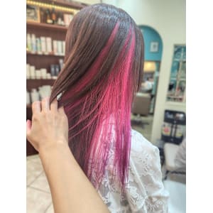 インナーカラー/ピンクカラー/ブリーチ - VISAGE fine【ヴィサージュ ファイン】【ヴィサージュ ファイン】掲載中